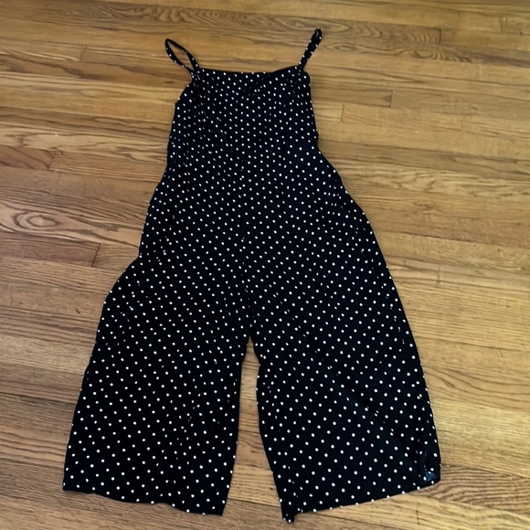 Old Navy Pants - Cute & easy to wear black polka dot jumpsuit